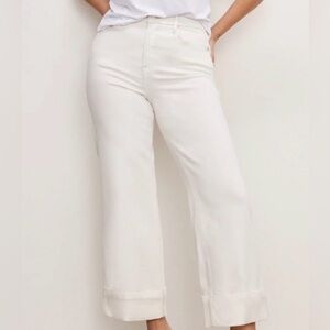 Good American White Denim Pants